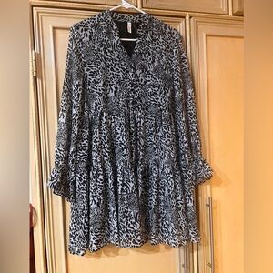 Elane Clara Dress Zebra pattern